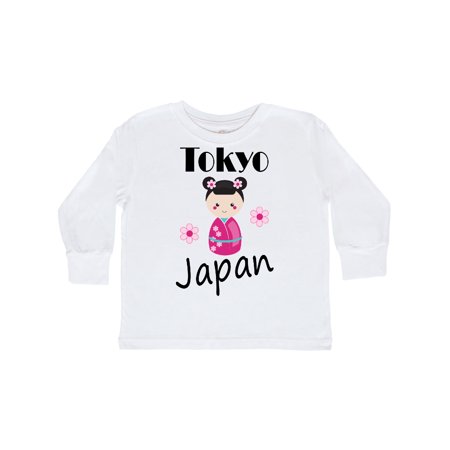 

Inktastic Tokyo Japan Kokeshi Gift Toddler Toddler Girl Long Sleeve T-Shirt