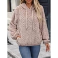 thumbnail image 4 of WEHUSE Womens Hoodies Casual Long Sleeve Drawstring Pullover Tops Loose Hooded Sweatshirt, 4 of 5