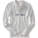 thumbnail image 1 of Aeropostale Mens Est 1987 Henley Shirt, Gris, X-Small, 1 of 1