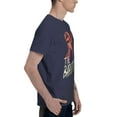 thumbnail image 3 of Stranger Things Steve The Babysitter Portrait Men's Basic Short Sleeve T-Shirt Navy Blue Medium, 3 of 5