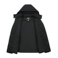 thumbnail image 2 of Ampake Men's Big and Tall Winter Coat Windproof Puffer Jacket with Hood Black 2XL, 2 of 7