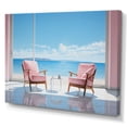 thumbnail image 2 of Designart "Coastalminimalism Coastal gracefulness Pointillism I" Nautical & Beach Canvas Print, 2 of 5