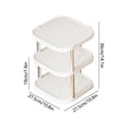 thumbnail image 3 of Rewenti 3-Tier Squares Shoe Rack Stackable Entryway Shoe Storage Shelf Deep Width Boot Rack for Closets Dorm Garage Heavy Duty Metal Shoe tower, 3 of 6