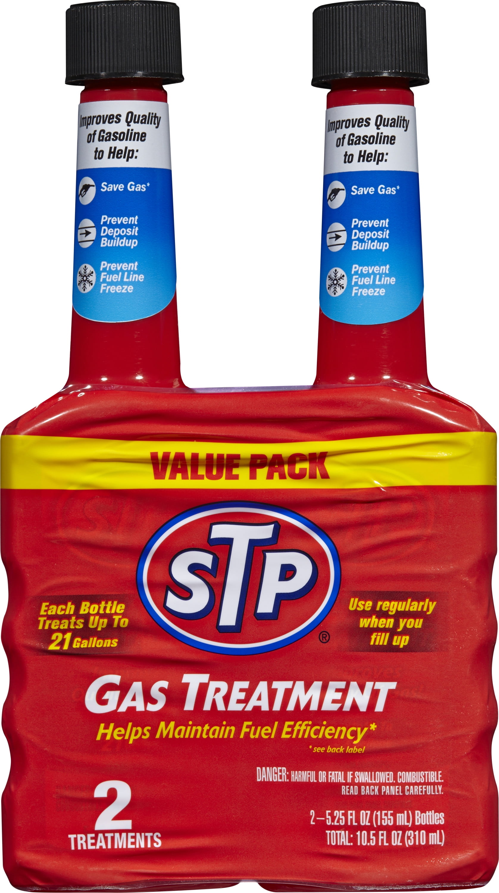 STP Gas Treatment Fuel Additive (5.25 fluid ounces, 2 pack)
