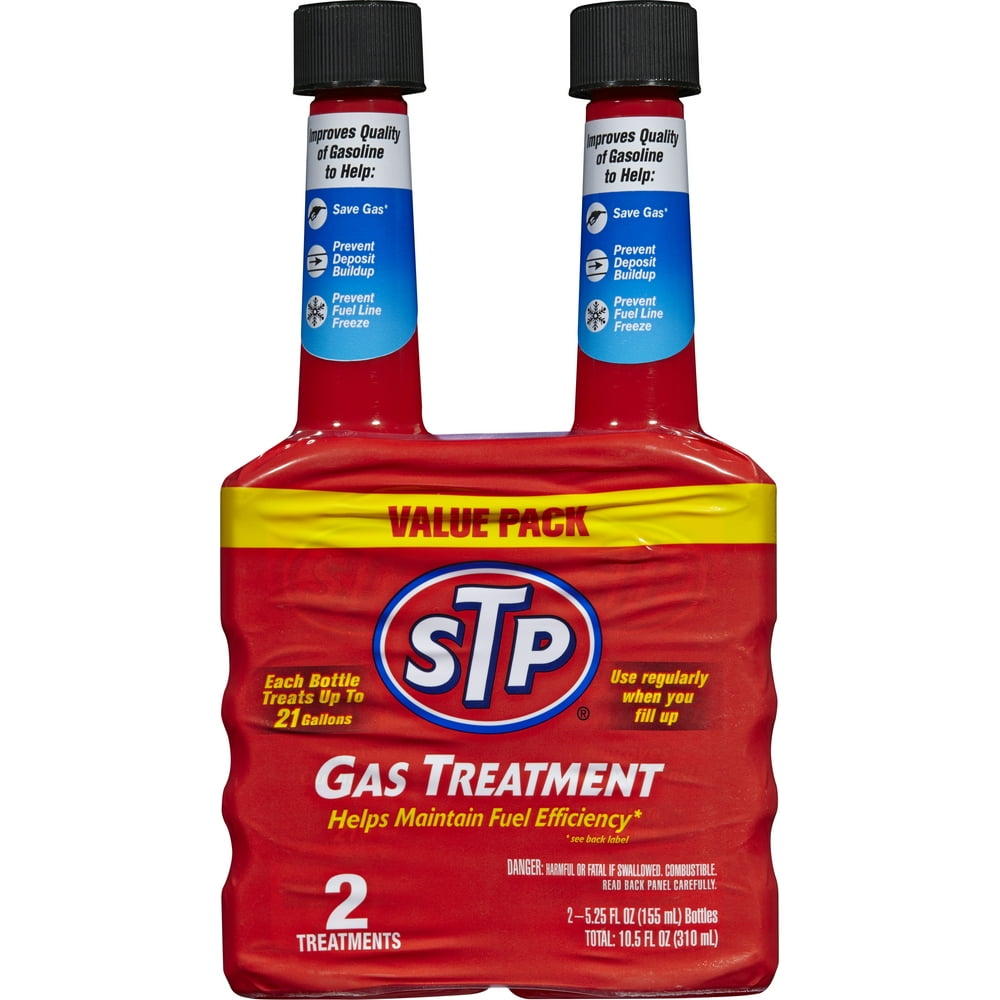 STP® Gas Treatment Fuel Additive (5.25 fluid ounces, 2 pack) Walmart