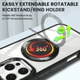 thumbnail image 4 of NGB SUPREMACY For iPhone 13 Pro Max Phone Case Built-In Kickstand Ring Holder Magnetic Car Mount Military-Grade Shockproof Protective Clear iPhone 13 Pro Max Case Cover, 4 of 9