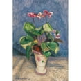 thumbnail image 2 of Otto Modersohn 14x18 Gold Ornate Wood Frame and Double Matted Museum Art Print Titled - Flowering Alpine Veil (1925), 2 of 4