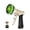 Green, variant on Sprayer Nozzle Garden Hose Nozzle Heavy Duty Metal Watering Hose Nozzle with 9 Spray Modes Adjustable for Lawn irrigation Car Washing