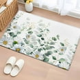 thumbnail image 2 of 2x3 Washable Area Rugs,Pastoral Daisy Eucalyptus Leaf Non-Slip Soft Rug Indoor Carpet,Floor Rugs for Living Room Bedroom, 2 of 9