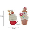 thumbnail image 4 of Fabric Hanging Cupcake Ornament (Asstd) - Set of 4, 4 of 4