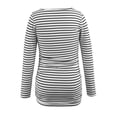 thumbnail image 6 of V Neck Long Sleeve Pregnancy Tops Shirts Maternity Clothes for Women 3-Pack, 6 of 7