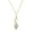 Aquamarine, variant on Collection 8X4mm Marquise Blue Topaz & Round White Diamond Twist Infinity Pendant for Women with 18 Inch Gold Chain (0.05 ctw, Color I-J, Clarity I2-I3) in 10K Yellow Gold