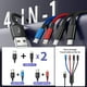 thumbnail image 2 of Cable de carga Idison 4 en 1 Multi USB-C para iPhone/Android de 5 pies, 2 of 7