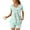 Light Blue, variant on Sentmoon 2 PCS Night Gown for Women Soft Comfy Button up Crew Neck Women Sleepwear Short Sleeve Loose Fashion Print Womens Pajamas for Valentine’s Day XL