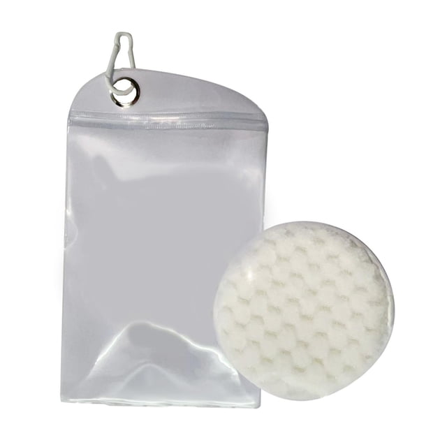 lionlar Sac de Retrait de Sable Brosse Compacte pour Enlever le Sable Accessoires de Plage Doux avec Pince Blanc