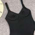 thumbnail image 3 of Aayomet Bathing Suits for Women Ruched Swimwear Bathing Suit (Black, M), 3 of 5
