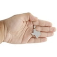 thumbnail image 6 of 10K Yellow Gold Diamond Texas Map Pendant 1.5" The Lone Star State Charm 0.90 CT, 6 of 6