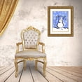 thumbnail image 3 of Biscardi, Nicholas 12x14 Gold Ornate Wood Framed with Double Matting Museum Art Print Titled - Silly Snowmen I, 3 of 4