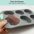 thumbnail image 3 of Moldes Silicona de Muffin Tartas, Moldes para Hornear Cupcakes Mini Calabaza Tazas Molde Antiadherente Reutilizable para Rosquillas Donas Magdalenas Pastelería, 4 Paquete, 24 Cavidades, 3 of 4