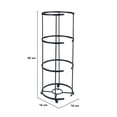 thumbnail image 2 of Mueble Porta Rollos Mainstays Negro, 2 of 4