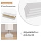 thumbnail image 2 of Cómoda ancha de 10 cajones para dormitorio – Mueble organizador con estructura de acero y superficie de madera – Diseño multifuncional para sala, pasillo o armario – Soporte para TV, tocador, 2 of 7
