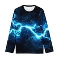 thumbnail image 3 of Hpgjzj Boy's Novelty T-Shirt Long Sleeve Shirts Casual Crewneck Top Pullover Tees Top Fall Clothes 2025, 3 of 4
