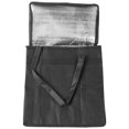 thumbnail image 1 of 2 Pack Insulated Reusable Grocery Bag Food Delivery Bag With Dual Zipper, 1 of 5