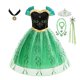 thumbnail image 3 of Vestido de Anna verde de Disney para niñas, disfraz de princesa de Halloween, ropa de fiesta de Frozen, vestido de Anna de Halloween para niñas, vestido de fiesta, 3 of 5