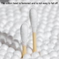 thumbnail image 4 of Walbest 1 Bag(100Pcs) Cotton Swabs Eco-friendly Highly Absorbent Wood Stick Swabs Disposable Beauty Makeup Swab for Home, 4 of 7