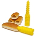 thumbnail image 3 of Yuarrent Perforador de panecillos para perritos calientes fácil y conveniente para todas las ocasiones Perforadores de panecillos para perritos Cocina y Comedor amarillo, 3 of 6