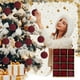 thumbnail image 4 of Bolas Decorativas Flocadas Bolas navideñas nevadas, juego de 12 adornos rojos para árbol y decoración de fiestas, 6 cm Rkxzt, 4 of 9