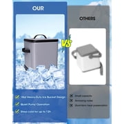 Ice Machine for Knee After Surgery, Cold Therapy Machine for Knee Replacement, Cold Therapy Machine with Programmable Timer Quiet Pump Compression Pad Apply to Arm, Ankle, Thigh
