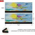 thumbnail image 5 of Coolnut 2PCS Refrigerator Door Handle Covers, ‎14"x 5.5"Colorful World Map Handle Covers for Fridge and Microwave Oven,Keep Your Kitchen Appliance Clean from Smudges, Drips, Oil, 5 of 6