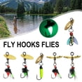 thumbnail image 2 of Fly Hooks Flies Insect Lures Bait Fly Fishing Decoy S0 Fishhook Hot Sequins △ ∫к J4V6, 2 of 6