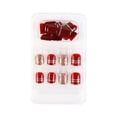 thumbnail image 1 of Qarigey Uñas postizas Perfect Matching Jelly Rubber Sin olor irritante Uña falsa Cobertura completa Paster ligero y transpirable Juegos de manicura tipo 8 F741, 1 of 6