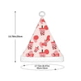 thumbnail image 3 of Yiaed Milk Tea5 Print Hat,Santa Claus Hat For Xmas Party, Christmas Hat For Boys Girls Child Infant Holiday Hat, 3 of 6