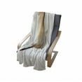 thumbnail image 4 of Egret Soft Flannel Fleece Throw Blanket, Macro Photo of Flying Heron Bird Wild Nature Fauna, Cozy Plush for Indoor and Outdoor Use, 50" x 60", Cinnamon Charcoal Grey, by Ambesonne, 4 of 6