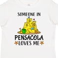thumbnail image 4 of Inktastic Someone in Pensacola Loves Me Beach Vacation Boys or Girls Toddler T-Shirt, 4 of 5