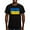 Black, variant on CafePress - Ukraine Flag T Shirt - Men's Fitted T-Shirt