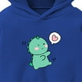 thumbnail image 4 of NIEWTR Sweatshirts Pullovers Toddler Girl Kids Boys Little Girls Zip Up Hoodie Solid Color Hooded Sweatshirt Hoody Coat with Pocket Jacket Fall Winter Coat(A-Blue,12-18 Months), 4 of 4