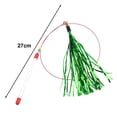 thumbnail image 5 of Cat Teaser Toy - Interactive Stick with Bell Tassel, Tear-Resistant Bright Colored Wand Toy, 5 of 8
