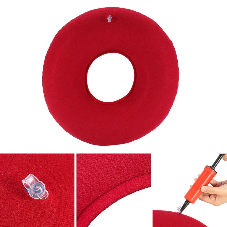 Inflatable Rubber Ring Round Seat Cushion Medical Hemorrhoid Pillow Donut  34cm