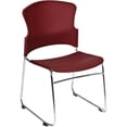 thumbnail image 2 of (4 Pack) OFM Multi-Use Model 310-P Stack Chair with Plastic Seat and Back, Multiple Colors, 2 of 2
