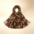 thumbnail image 5 of Elegant Thin Printed Scarf with Soft Drape Multi-Use Accessory for Beach, Office & Casual Outfits, 5 of 5