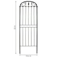 thumbnail image 4 of Sunnydaze Traditional 10.5" x 32" Black Steel Garden Trellis for Climbing Plants (2 Count), 4 of 6