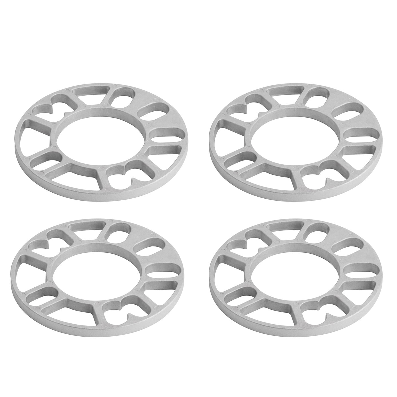 4 X 8mm ALLOY WHEEL SPACERS SHIMS SPACER UNIVERSAL FOR BMW M14X1.25B 