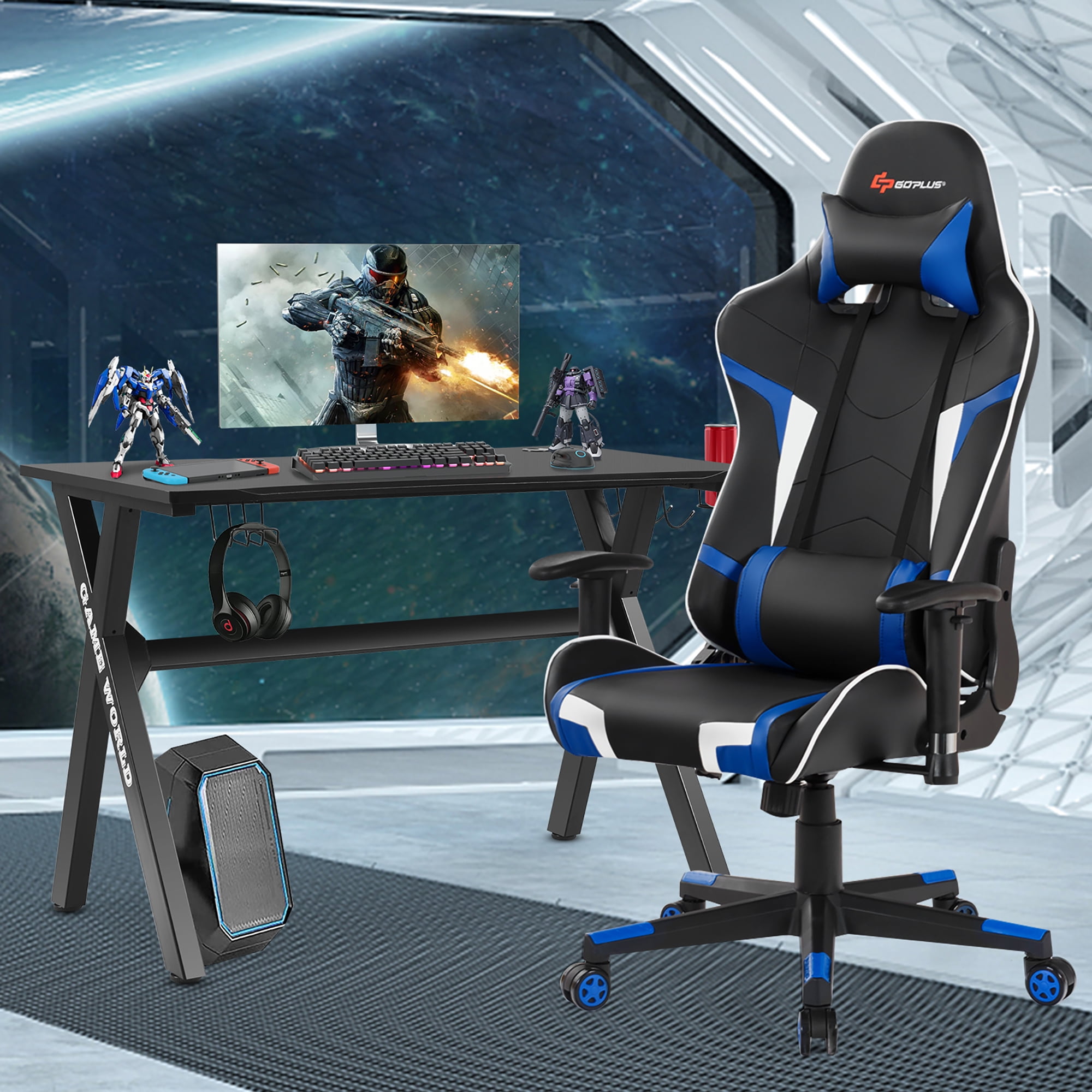 Gaming desk chair combo sale