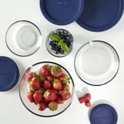 Anchor Hocking Glass Food Storage Containers with Lids, 8 Piece Set