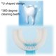 thumbnail image 4 of cepillos de dientes para niños en forma de U, cepillo de dientes de entrenamiento manual suave avanzado para niños de 2 a 6 años. (Azul + Rosa), 4 of 5