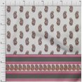 thumbnail image 1 of Soimoi Rayon Fabric Stripe,Paisley & Peacock Panel Decor Fabric Printed Yard 42 Inch Wide, 1 of 2